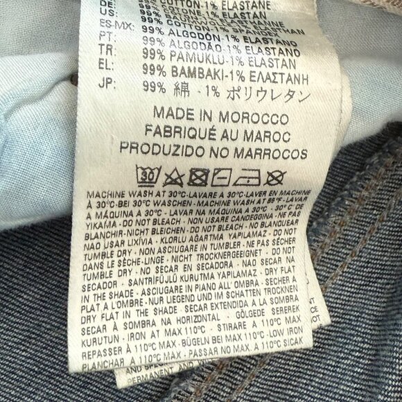 Diesel Larkee Relaxed Jeans Mens‎ 32x27.5 Blue Button Fly Medium Wash Y2K - Picture 12 of 16